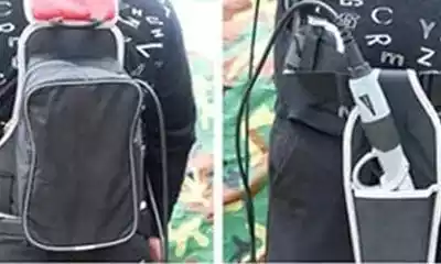 tijeras de podar eléctricas con mochila