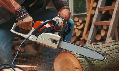 motosierra eléctrica