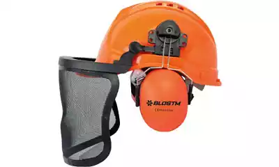 casco para desbrozadora