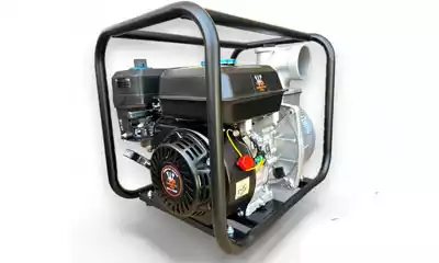 Motobomba a gasolina de caudal